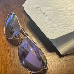 Michael Kors aviator rose gold